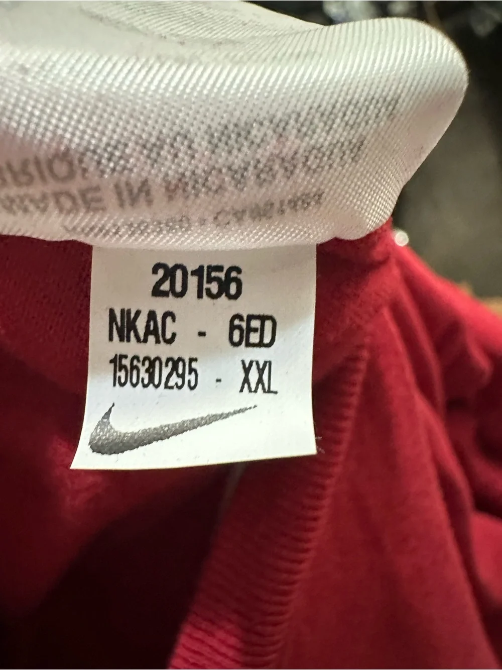 NWOT The Nike Tee Long Sleeve Shirt Red